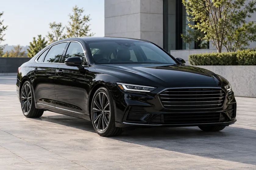 Black business sedan for private Long Island rides